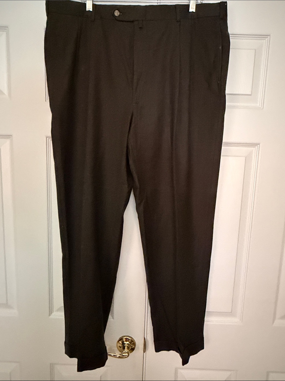 Classic Men's Dress Pants in Dark Brown by Tommy Hilfiger new